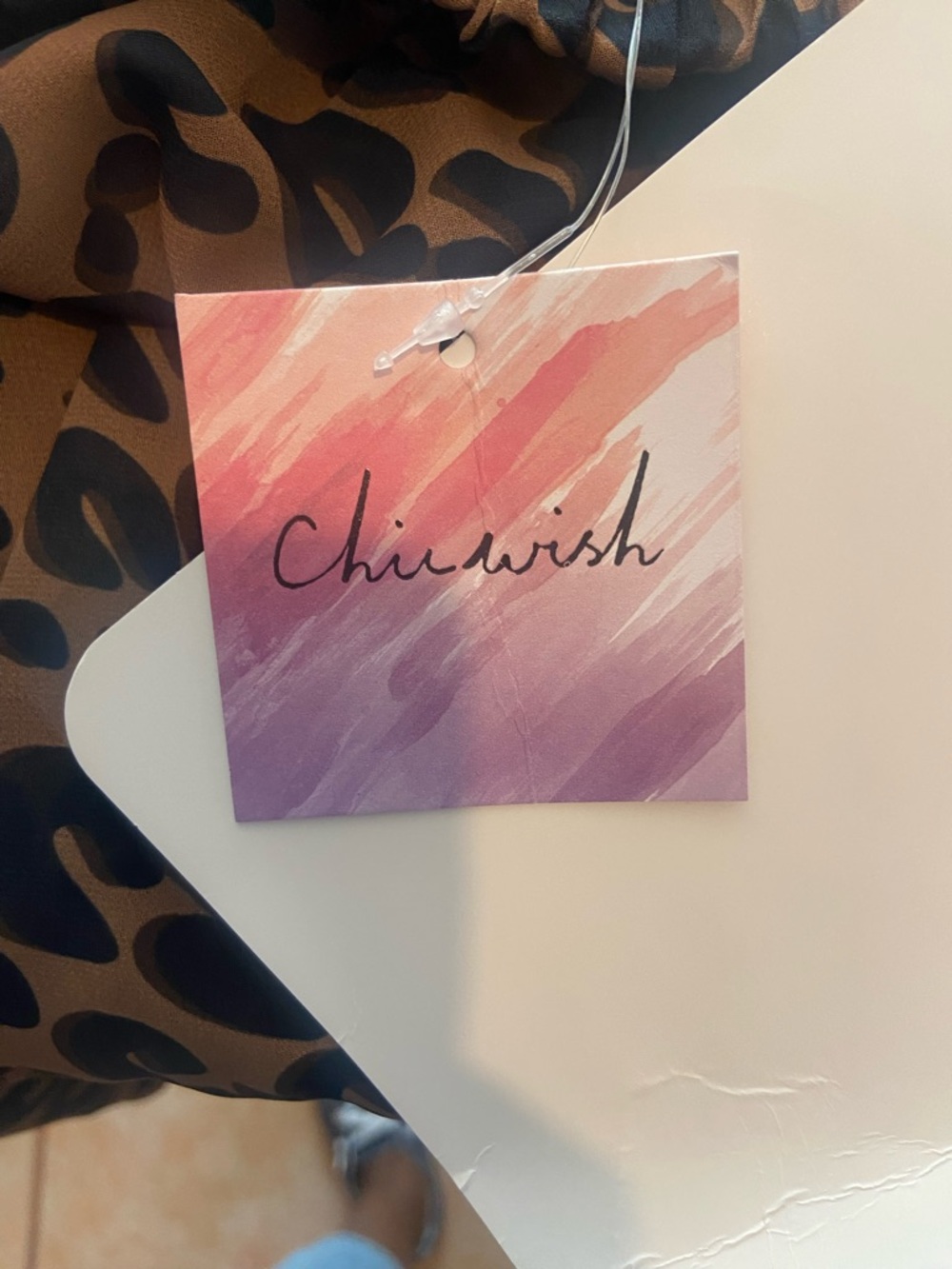 Chicwish Taupe and Black Leopard Maxi Skirt - Picture 2 of 3